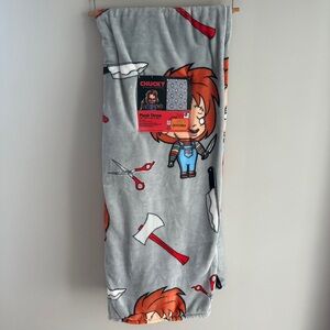 New Chucky Halloween Plush Throw Blanket Animated Spooky Horror Viral 50x70